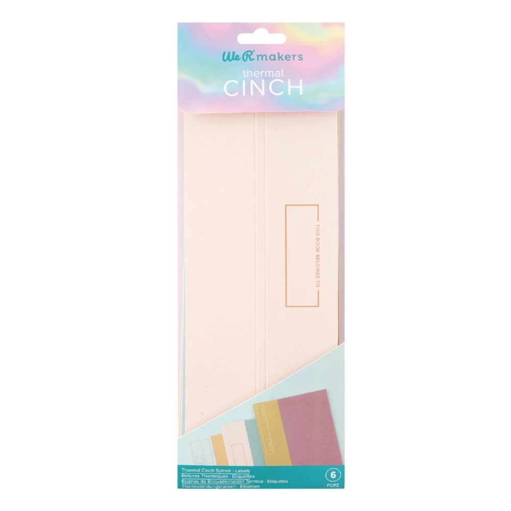 Fita Thermal Cinch We R para encadernação - Label 6 unds