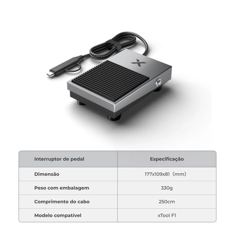 Pedal Switch para Xtool F1