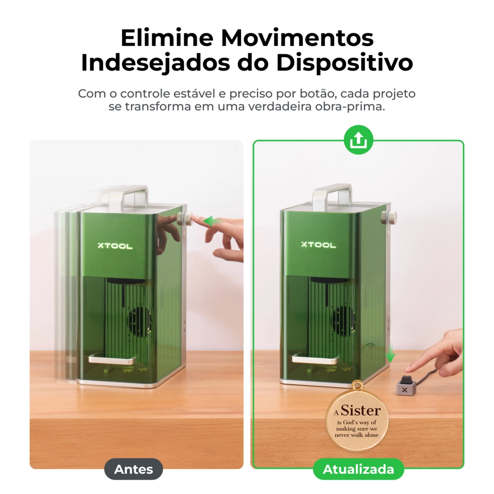 Botão de mesa Switch para Xtool F1