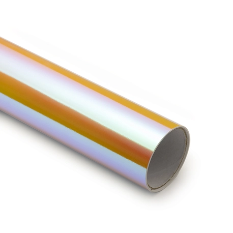 Adesivo Vinil Brilha no Escuro - Rosa Holográfico - Mimo - 30,5 cm x 61 cm - 1 Unid