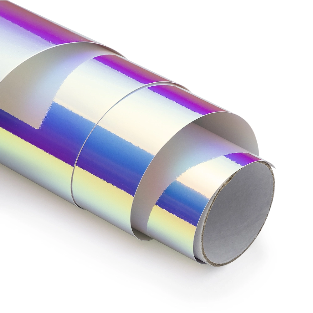 Adesivo Vinil Brilha no Escuro - Azul Holográfico - Mimo - 30,5 cm x 61 cm - 1 Unid