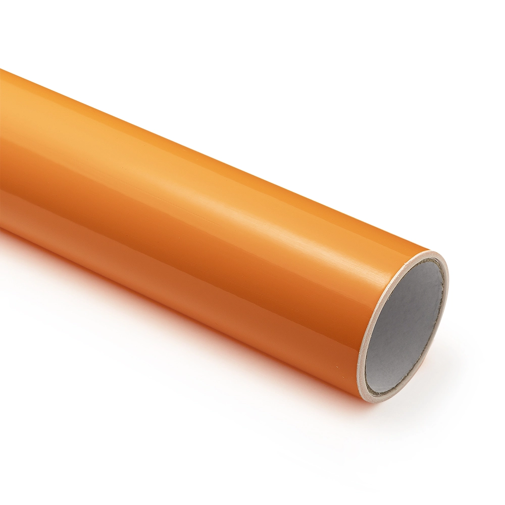 Adesivo Vinil Color Pop Brilho - Laranja Puro - Mimo - 30,5 cm x 1,22 m - 1 Unid