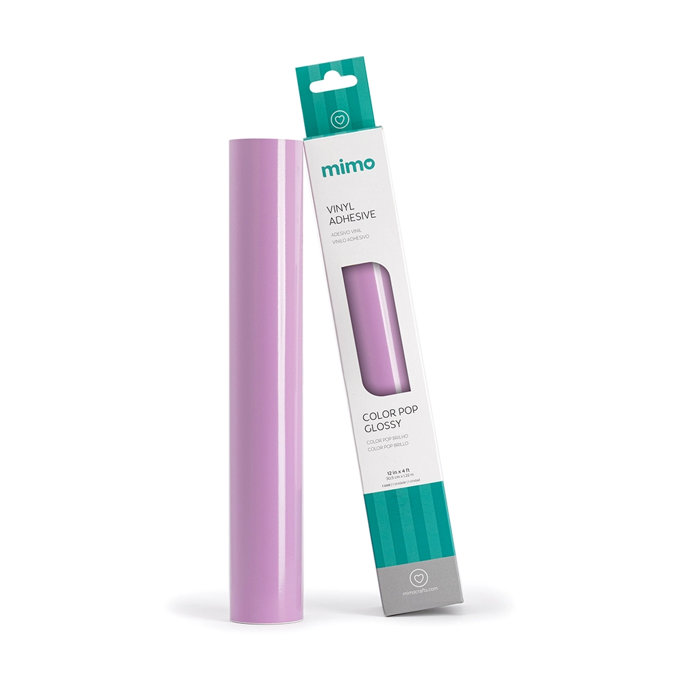 Adesivo Vinil Color Pop Brilho - Lavanda - Mimo - 30,5 cm x 1,22 m - 1 Unid