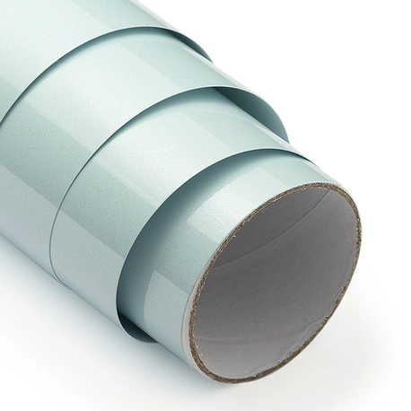 Adesivo Vinil Perolizado Brilho - Azul Claro - Mimo - 30,5 cm x 1,22 m - 1 Unid