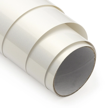 Adesivo Vinil Perolizado Brilho - Prata - Mimo - 30,5 cm x 1,22 m - 1 Unid