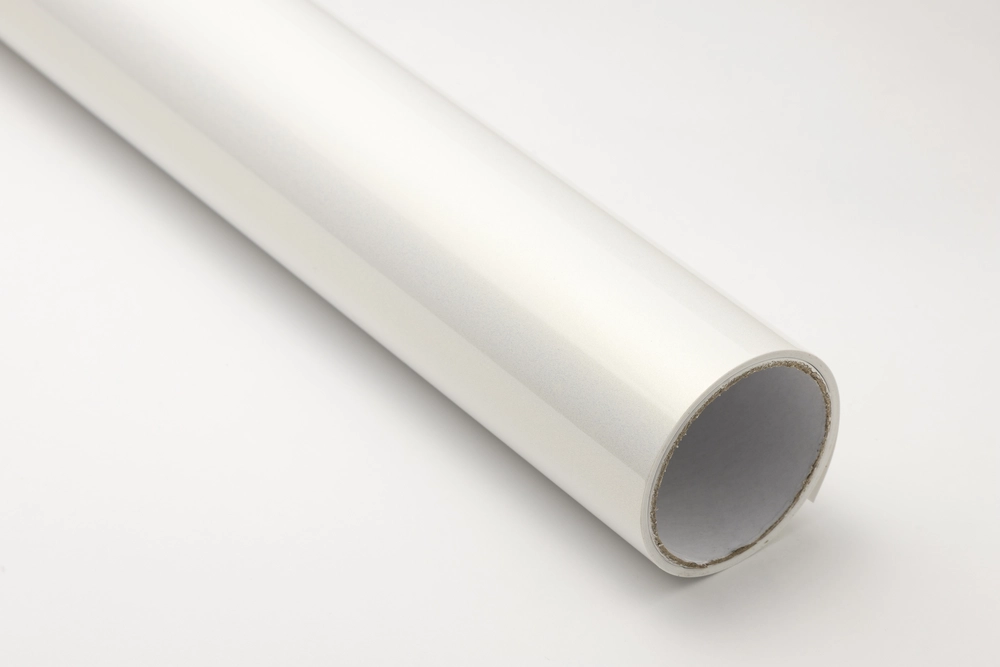 Adesivo Vinil Perolizado Brilho - Prata - Mimo - 30,5 cm x 1,22 m - 1 Unid