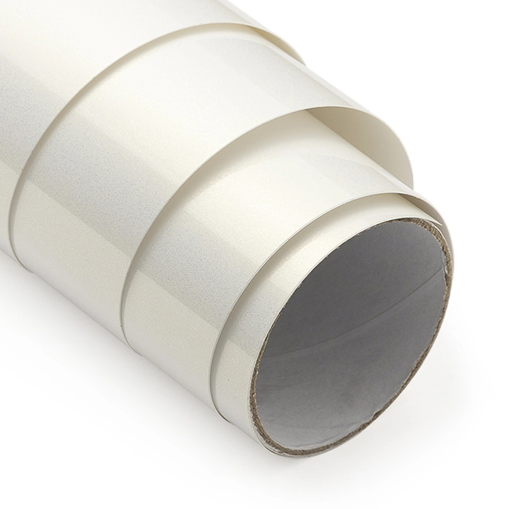 Adesivo Vinil Perolizado Brilho - Prata - Mimo - 30,5 cm x 1,22 m - 1 Unid
