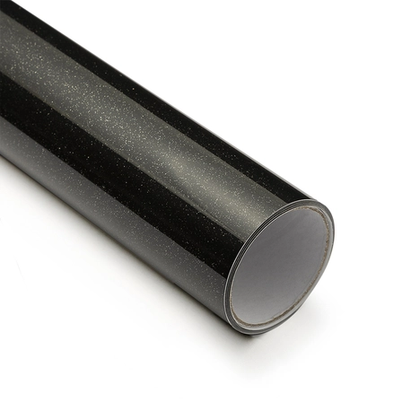 Adesivo Vinil Perolizado Brilho - Preto Absoluto - Mimo - 30,5 cm x 1,22 m - 1 Unid