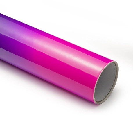 Adesivo Vinil Thermal Color - Quente - Roxo para Rosa - Mimo - 30,5 cm x 61 cm - 1 Unid