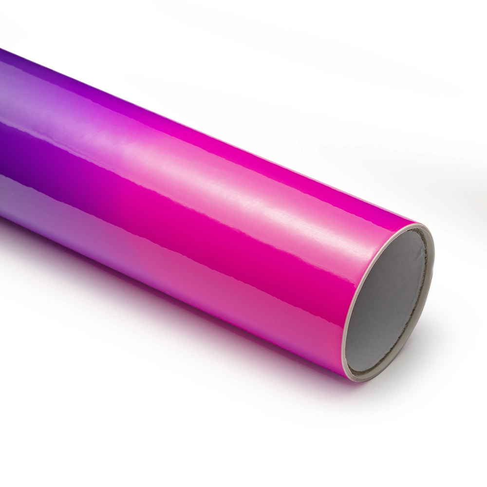 Adesivo Vinil Thermal Color - Quente - Roxo para Rosa - Mimo - 30,5 cm x 61 cm - 1 Unid