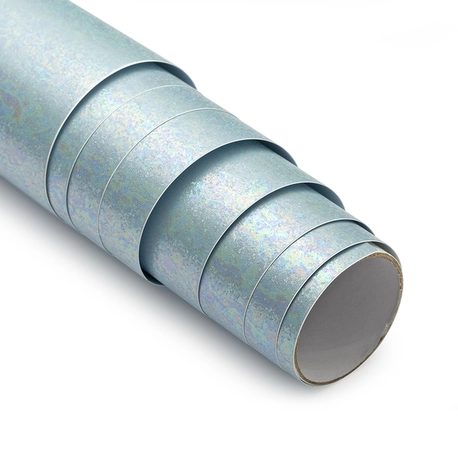 Adesivo Vinil Glitter Estelar - Azul Claro - Mimo - 30,5 cm x 1,22 m