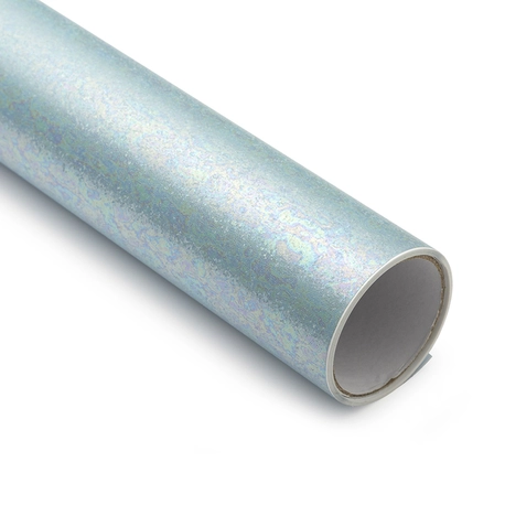Adesivo Vinil Glitter Estelar - Azul Claro - Mimo - 30,5 cm x 1,22 m