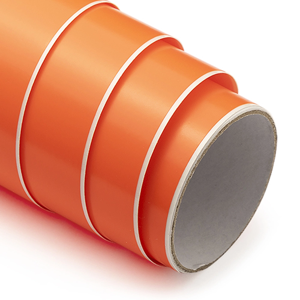 Adesivo Vinil Color Pop Fosco - Laranja Neon - Mimo - 30,5 cm x 1,22 m - 1 Unid