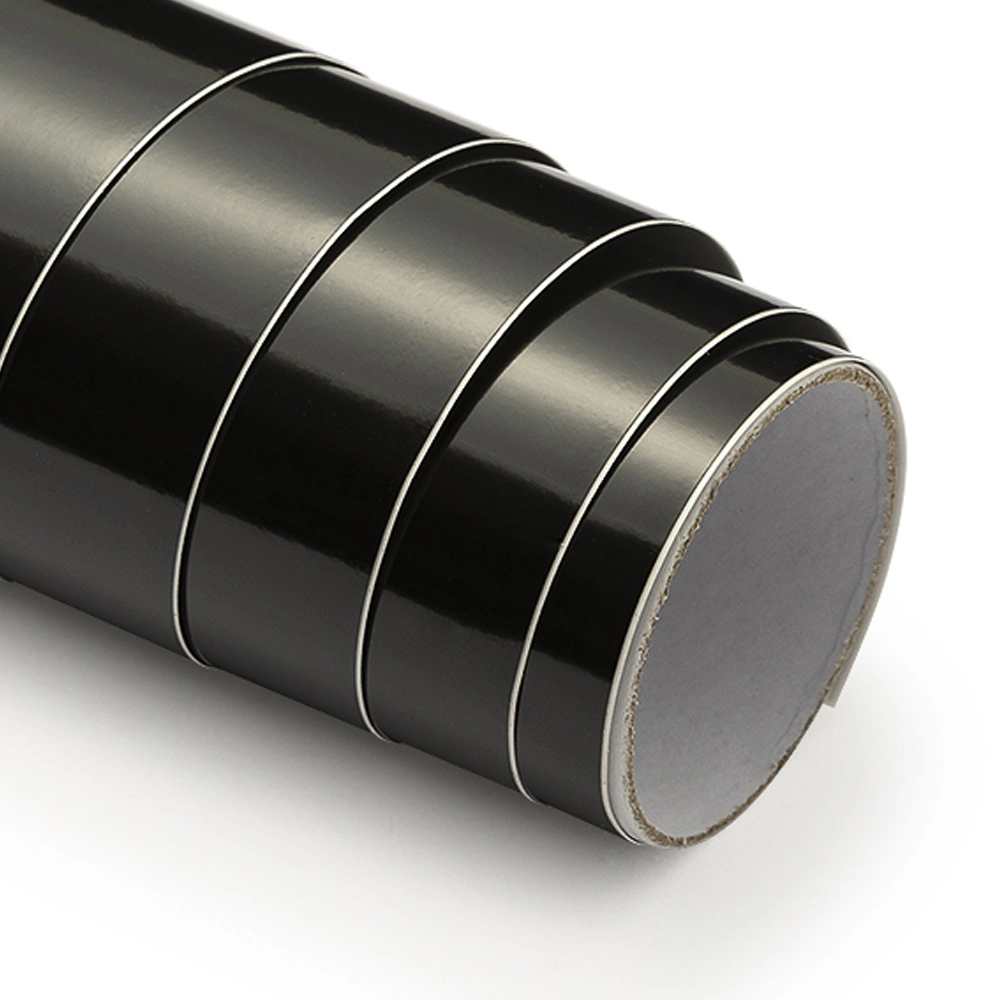 Adesivo Vinil Color Pop Brilho - Preto Absoluto - Mimo - 30,5 cm x 1,22 m - 1 Unid