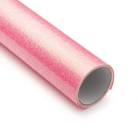 Adesivo Vinil Glitter Holográfico - Rosa Pink - Mimo - 30,5 cm x 1,22 m - 1 Unid