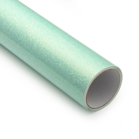 Adesivo Vinil Glitter Holográfico - Verde Mint - Mimo - 30,5 cm x 1,22 m - 1 Unid