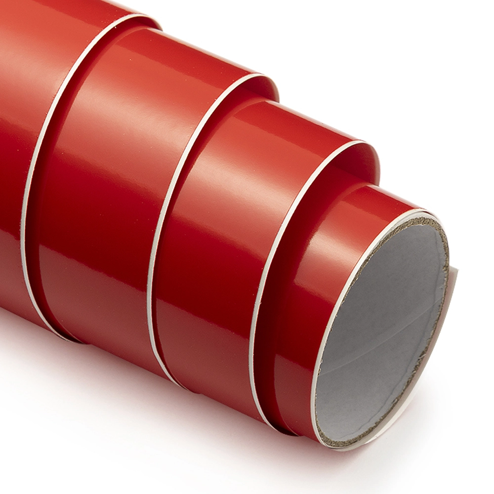 Adesivo Vinil Color Pop Brilho - Vermelho Puro - Mimo - 30,5 cm x 1,22 m - 1 Unid