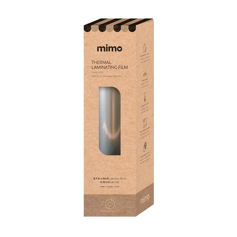 Filme BOPP Brilho Mimo - 22 cm x 50 m - 20 mic