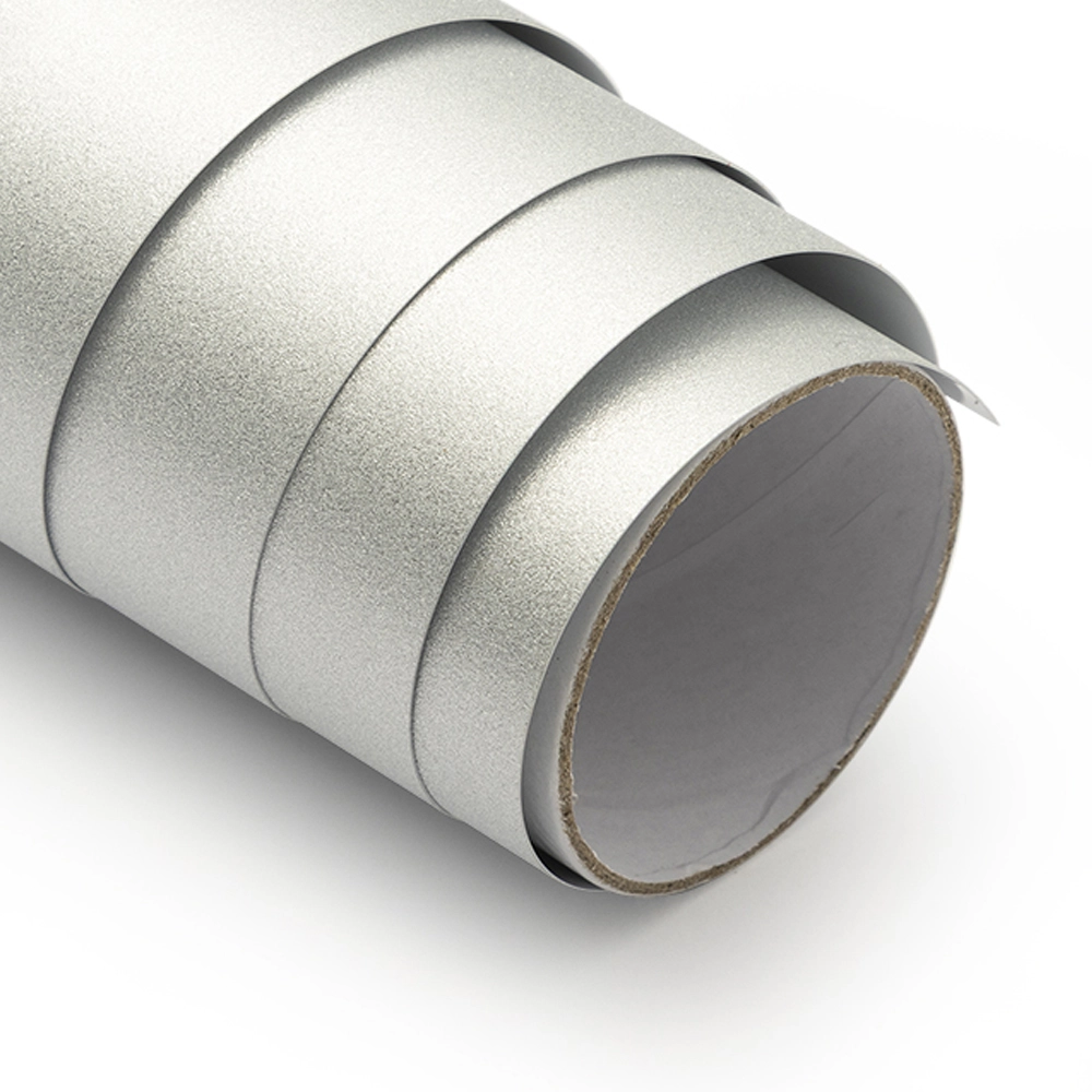 Adesivo Vinil Glitter - Prata - Mimo - 30,5 cm x 1,22 m - 1 Unid
