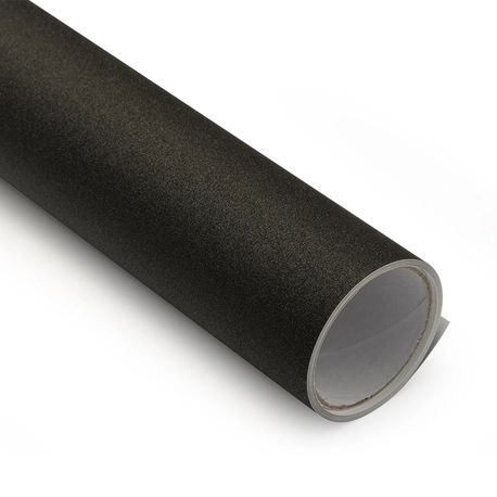 Adesivo Vinil Glitter - Preto Absoluto - Mimo - 30,5 cm x 1,22 m - 1 Unid