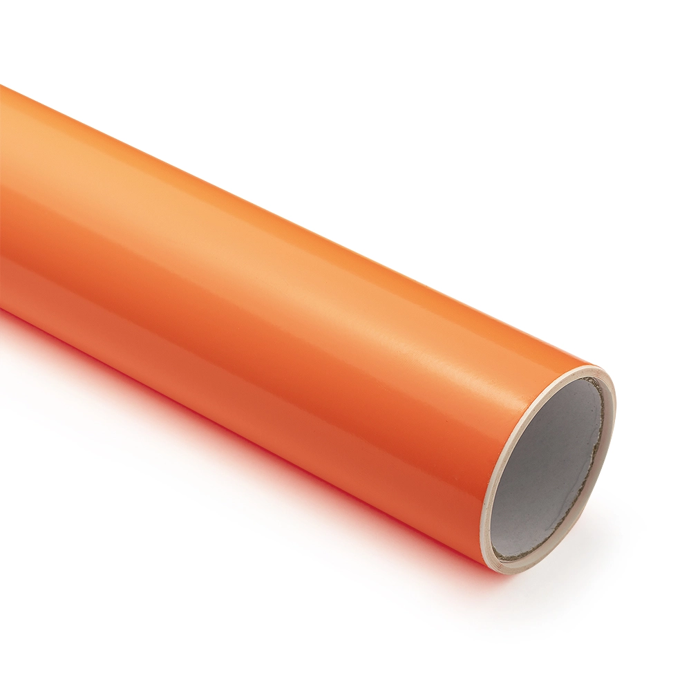 Adesivo Vinil Color Pop Brilho - Laranja Neon - Mimo - 30,5 cm x 1,22 m - 1 Unid