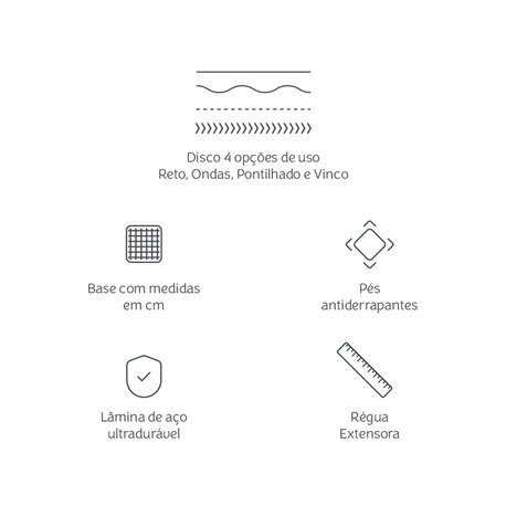 Cortador de Papel 4 em 1 Mimo