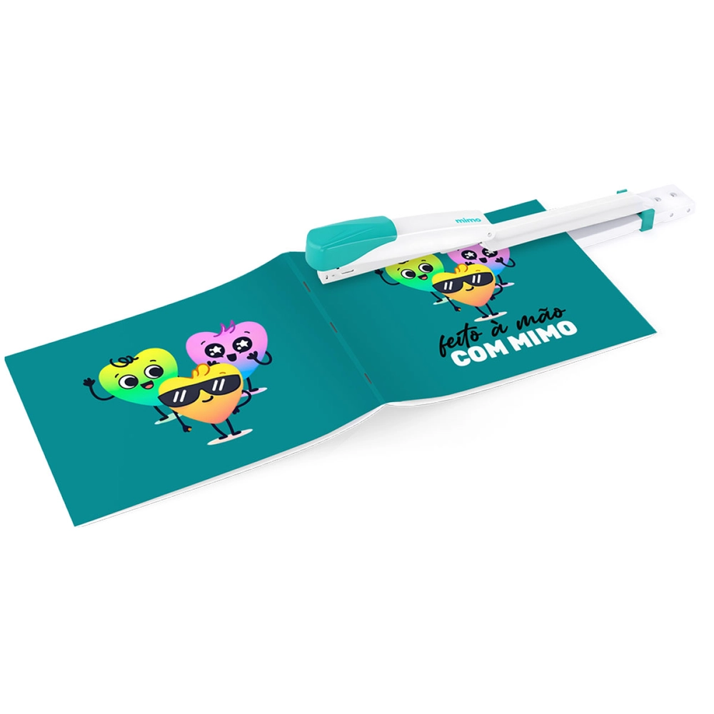 Grampeador de Longo Alcance Profissional com 1000 grampos - Mimo