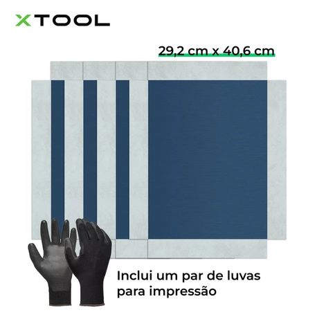 Tela revestida para impressora de tela a laser xTool Screen Printer 1.0 - 4 unids - 29,2 cm x 40,6 cm