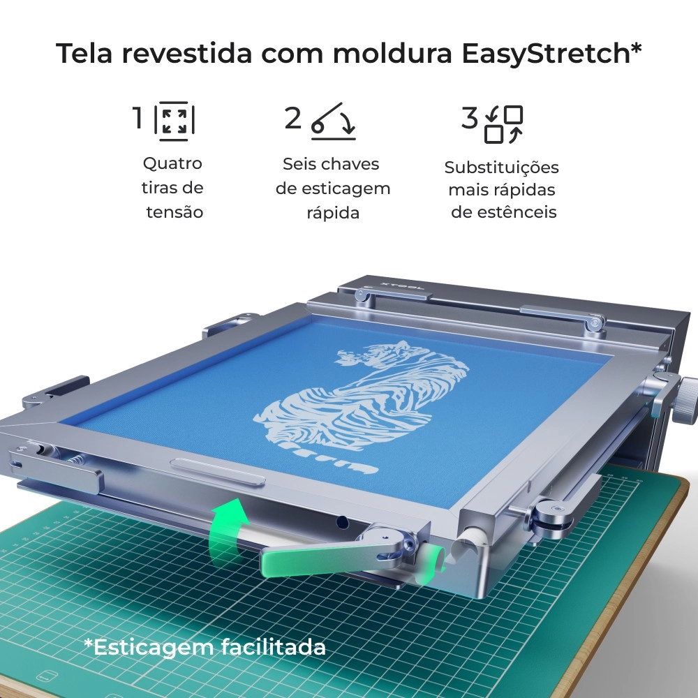 Tela revestida para impressora de tela a laser xTool Screen Printer 1.0 - 4 unids - 29,2 cm x 40,6 cm