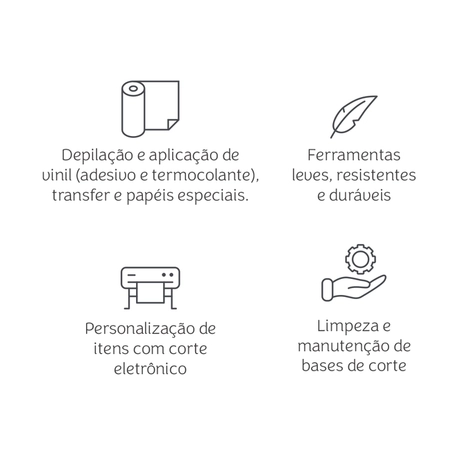 Kit de Ferramentas para papelaria personalizada Mimo – 5 Peças