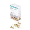 Ilhós Mimo Creating – Coração – Dourado – 4,3mm – 50 Unids