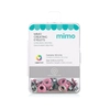 Ilhós Mimo Creating – Coração – Rosa Candy – 4,3 mm – 50 Unids