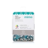 Ilhós Mimo Creating – Coração – Azul Claro – 4,3mm – 50 Unids