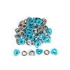 Ilhós Mimo Creating – Coração – Azul Claro – 4,3mm – 50 Unids