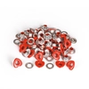 Ilhós Mimo Creating – Coração – Vermelho Puro – 4,3mm – 50 Unids