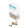 Rebite Dupla Face Mimo Creating – Redondo – Dourado – 8 – 6 – 3 mm – 50 Unids