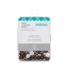 Rebite Dupla Face Mimo Creating – Redondo – Branco – 8 – 6 – 3 mm – 50 Unids