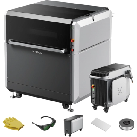 Equipamento de solda e corte em metal a laser CNC - xTool Metalfab