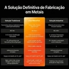 Equipamento de solda e corte em metal a laser CNC - xTool Metalfab