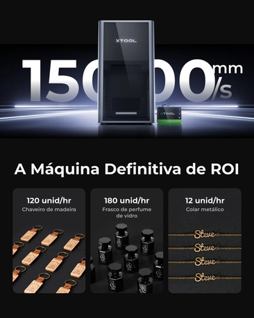 Gravador a Laser Duplo Ultra Rápido xTool F2 Ultra - Laser Mopa 60W e Diodo 40W