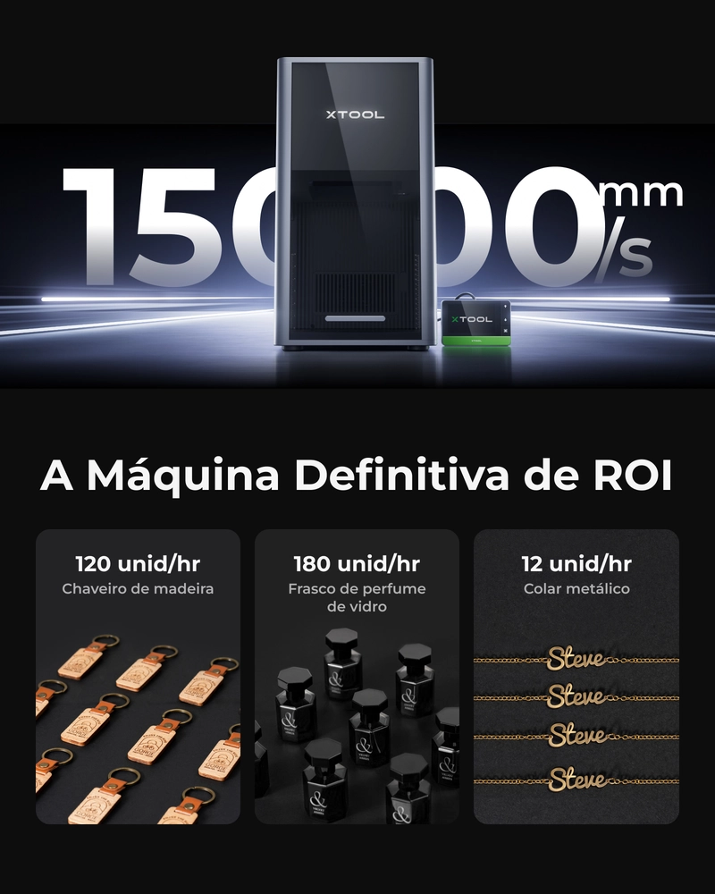 Gravador a Laser Duplo Ultra Rápido xTool F2 Ultra - Laser Mopa 60W e Diodo 40W