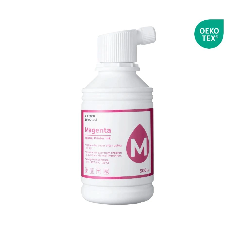 Tinta para Tecidos Apparel Printer xTool – Magenta 500 ml – P5020888