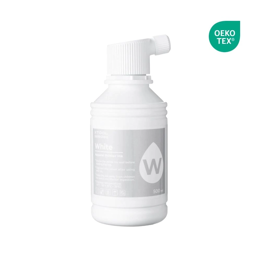 Tinta para Tecidos Apparel Printer xTool – Branca 500 ml – P5020891