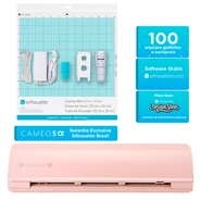 Silhouette Cameo 5 Alpha Rosa Fosco – Máquina de Recorte Avançada