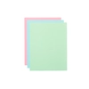 Papel Cartão Cricut Value 21,6 x 27,9 cm 80 folhas – Tons Pastel