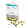 Ilhós Mimo Creating - Estrela - Amarelo Candy - 4,3 mm - 50 Unids