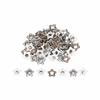 Ilhós Mimo Creating - Estrela - Branco - 4,3 mm - 50 Unids