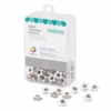 Ilhós Mimo Creating - Estrela - Branco - 4,3 mm - 50 Unids