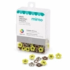 Ilhós Mimo Creating - Flor - Amarelo Candy - 4,3 mm - 50 Unids