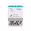 Ilhós Mimo Creating - Flor - Branco - 4,3 mm - 50 Unids
